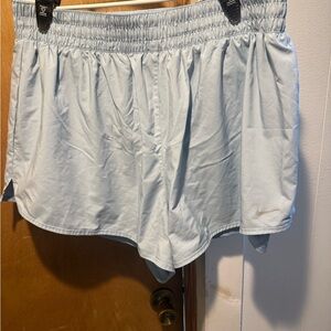 Nike Blue Athletic Shorts Lightweight Elastic Waist